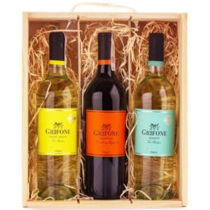 3 wina Grifone w skrzynce