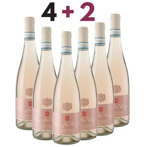 Zestaw win Pasqua Pinot Grigio Rose 4+2